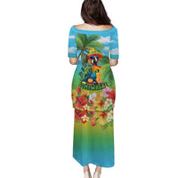 Always 5 O'clock Puletasi Hawaiian Tropical Parrot LT9 - Polynesian Pride