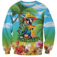 Always 5 O'clock Sweatshirt Hawaiian Tropical Parrot - Polynesian Pride