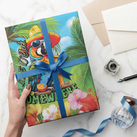 Always 5 O'clock Wrapping Paper Hawaiian Tropical Parrot - Polynesian Pride