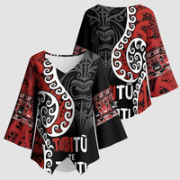 Honour The Treaty New Zealand Kimono Sleeve Blouse Toitu Te Tiriti Ake Ake Ake - Polynesian Pride