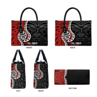 Honour The Treaty New Zealand Leather Bag Toitu Te Tiriti Ake Ake Ake - Polynesian Pride