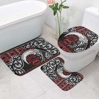 Honour The Treaty New Zealand Personalised Bathroom Set Toitu Te Tiriti Indigenous Maori Face - Polynesian Pride