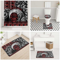 Honour The Treaty New Zealand Personalised Bathroom Set Toitu Te Tiriti Indigenous Maori Face - Polynesian Pride