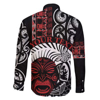 Honour The Treaty New Zealand Personalised Family Matching Puletasi and Hawaiian Shirt Toitu Te Tiriti Indigenous Maori Face LT9 - Polynesian Pride