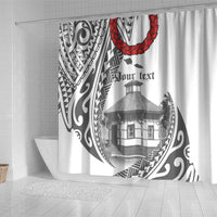 Samoa Mau Movement House Personalised Shower Curtain Fa'a Samoa The Samoan Way