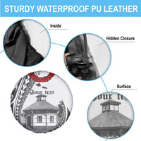 Samoa Mau Movement House Personalised Spare Tire Cover Fa'a Samoa The Samoan Way