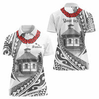 Samoa Mau Movement House Personalised Women Polo Shirt Fa'a Samoa The Samoan Way