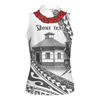 Samoa Mau Movement House Personalised Women Sleeveless Polo Shirt Fa'a Samoa The Samoan Way
