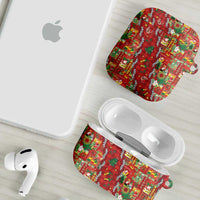 Mele Kalikimaka Pakalana Pikake Lei AirPods Case Hawaiian Rodeo Paniolo Omaomao Palaka - Polynesian Pride
