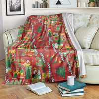 Mele Kalikimaka Pakalana Pikake Lei Blanket Hawaiian Rodeo Paniolo Omaomao Palaka - Polynesian Pride