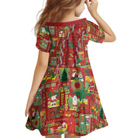 Mele Kalikimaka Pakalana Pikake Lei Family Matching Long Sleeve Bodycon Dress and Hawaiian Shirt Hawaiian Rodeo Paniolo Omaomao Palaka LT9 - Polynesian Pride