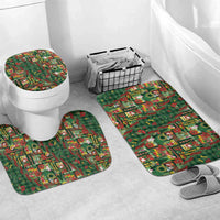 Mele Kalikimaka Pakalana Pikake Lei Bathroom Set Hawaiian Rodeo Paniolo Ulaula Palaka - Polynesian Pride