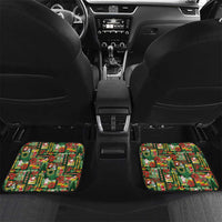 Mele Kalikimaka Pakalana Pikake Lei Car Mats Hawaiian Rodeo Paniolo Ulaula Palaka - Polynesian Pride