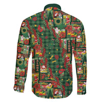 Mele Kalikimaka Pakalana Pikake Lei Family Matching Short Sleeve Bodycon Dress and Hawaiian Shirt Hawaiian Rodeo Paniolo Ulaula Palaka LT9 - Polynesian Pride