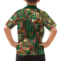 Mele Kalikimaka Pakalana Pikake Lei Kid Hawaiian Shirt Hawaiian Rodeo Paniolo Ulaula Palaka - Polynesian Pride