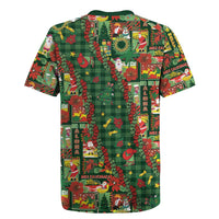 Mele Kalikimaka Pakalana Pikake Lei Rugby Jersey Hawaiian Rodeo Paniolo Ulaula Palaka LT9 - Polynesian Pride