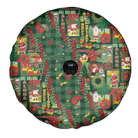 Mele Kalikimaka Pakalana Pikake Lei Spare Tire Cover Hawaiian Rodeo Paniolo Ulaula Palaka - Polynesian Pride