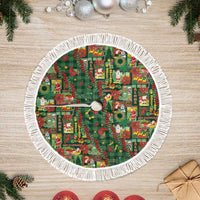 Mele Kalikimaka Pakalana Pikake Lei Tree Skirt Hawaiian Rodeo Paniolo Ulaula Palaka - Polynesian Pride