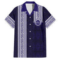 Tonga Queen Salote College 100 years Family Matching Off Shoulder Short Dress and Hawaiian Shirt QSC 1926-2026 Tongan Pattern