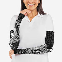 Aloha Hammerhead Shark Arm Sleeves Black Hawaiian Kakau Tribal Tattoo - Polynesian Pride