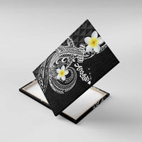 Aloha Hammerhead Shark Canvas Wall Art Black Hawaiian Kakau Tribal Tattoo