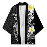 Aloha Hammerhead Shark Kimono Black Hawaiian Kakau Tribal Tattoo - Polynesian Pride