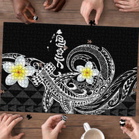 Aloha Hammerhead Shark Puzzle Black Hawaiian Kakau Tribal Tattoo - Polynesian Pride