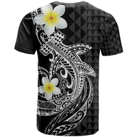 Aloha Hammerhead Shark T Shirt Black Hawaiian Kakau Tribal Tattoo