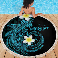 Aloha Hammerhead Shark Beach Blanket Calypso Hawaiian Kakau Tribal Tattoo