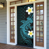 Aloha Hammerhead Shark Door Cover Calypso Hawaiian Kakau Tribal Tattoo - Polynesian Pride