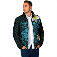 Aloha Hammerhead Shark Padded Jacket Calypso Hawaiian Kakau Tribal Tattoo - Polynesian Pride