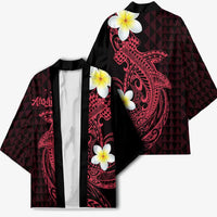 Aloha Hammerhead Shark Kimono Feverish Pink Hawaiian Kakau Tribal Tattoo - Polynesian Pride