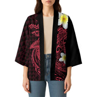 Aloha Hammerhead Shark Kimono Feverish Pink Hawaiian Kakau Tribal Tattoo - Polynesian Pride