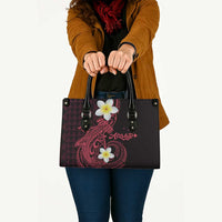 Aloha Hammerhead Shark Leather Bag Feverish Pink Hawaiian Kakau Tribal Tattoo - Polynesian Pride