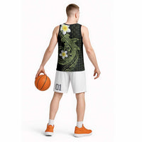 Aloha Hammerhead Shark Basketball Jersey Lime Rickey Hawaiian Kakau Tribal Tattoo - Polynesian Pride