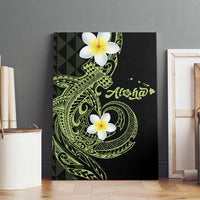 Aloha Hammerhead Shark Canvas Wall Art Lime Rickey Hawaiian Kakau Tribal Tattoo