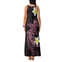 Aloha Hammerhead Shark Family Matching Tank Maxi Dress and Hawaiian Shirt Vivacious Pink Hawaiian Kakau Tribal Tattoo