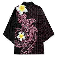 Aloha Hammerhead Shark Kimono Vivacious Pink Hawaiian Kakau Tribal Tattoo - Polynesian Pride