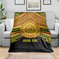 Personalised Tonga Ha apai High School Blanket Ngatu Fonulei Pattern