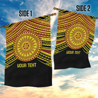 Personalised Tonga Ha apai High School Garden Flag Ngatu Fonulei Pattern