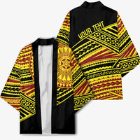 Personalised Tonga Ha apai High School Kimono Ngatu Fonulei Pattern - Polynesian Pride