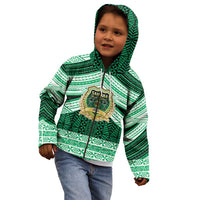 Personalised Tonga Saineha High School Kid Hoodie Polynesian Ngatu Tribal