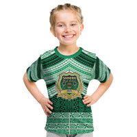 Personalised Tonga Saineha High School Kid T Shirt Polynesian Ngatu Tribal