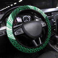 Tonga Saineha High School Steering Wheel Cover Polynesian Ngatu Tribal