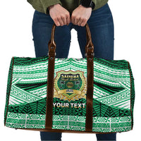 Personalised Tonga Saineha High School Travel Bag Polynesian Ngatu Tribal - Polynesian Pride