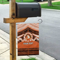 Personalised Tonga Tailulu College Garden Flag Polynesian Ngatu Tribal