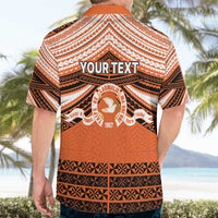 Personalised Tonga Tailulu College Hawaiian Shirt Polynesian Ngatu Tribal