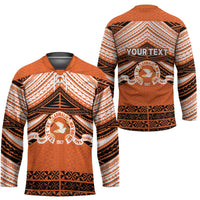Personalised Tonga Tailulu College Hockey Jersey Polynesian Ngatu Tribal LT9 - Polynesian Pride