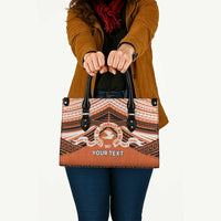 Personalised Tonga Tailulu College Leather Bag Polynesian Ngatu Tribal - Polynesian Pride