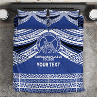 Personalised Tonga Taufa'ahau Pilolevu College Bedding Set Polynesian Ngatu Tribal